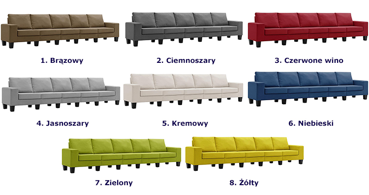 Produkt Ponadczasowa 5-osobowa zielona sofa - Lurra 5Q