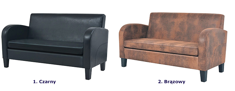 Produkt Dwuosobowa sofa Mayor 2X - czarna