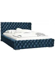 Jednoosobowe łóżko z pojemnikiem 120x200 Sari 3X - 36 kolorów w sklepie Edinos.pl