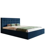 Pikowane łóżko ze schowkiem 180x200 Pikaro 3X - 36 kolorów w sklepie Edinos.pl