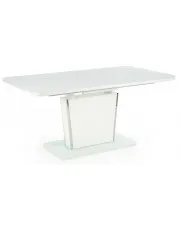 Biały rozkładany stół do salonu - Clares w sklepie Edinos.pl