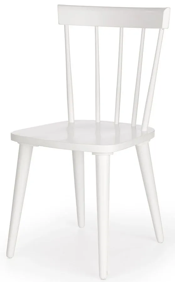 Zdjęcia - Krzesło Elior Białe skandynawskie  patyczak - Ulvin E1699V-CH-BARKLEY-KR 