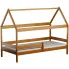 Drewniane łóżko domek dla dziecka, olcha - Petit 3X 180x80 cm