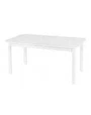 Biały stół z rozkładanym blatem - Dibella w sklepie Edinos.pl