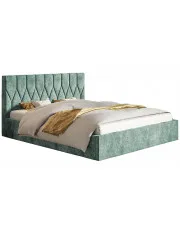 Tapicerowane łóżko 160x200 Mallon 4X - 36 kolorów w sklepie Edinos.pl