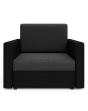Sofa amerykanka szary + czarny - Dayton 3X w sklepie Edinos.pl