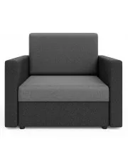 Sofa amerykanka szary + grafit - Dayton 3X w sklepie Edinos.pl
