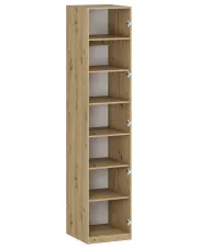 Korpus szafy z półkami 50 cm dąb artisan - Wax 8X w sklepie Edinos.pl