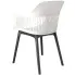 białe ażurowe krzesło Sazo 4X
