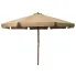 Okrągły parasol ogrodowy taupe - Karcheros