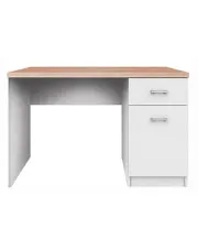 Białe młodzieżowe biurko pod komputer - Ontario 3X w sklepie Edinos.pl