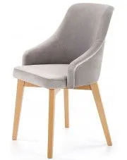 Krzesło drewniane Altex 2X - popiel + dąb miodowy w sklepie Edinos.pl