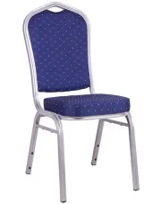 Niebieskie krzesło bankietowe sztaplowane - Enix 3X w sklepie Edinos.pl