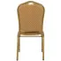 Złote metalowe krzesło konferencyjne do sali bankietowej Enix 4X