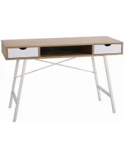 Nowoczesne biurko pod laptopa z 2 szufladami - Caxo w sklepie Edinos.pl