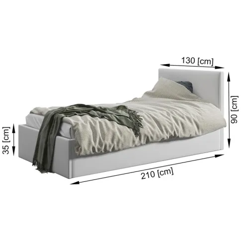wymiary łóżka 120x200 Barnet 6X