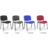 Szczegółowe zdjęcie nr 5 produktu Szare metalowe krzesło konferencyjne - Hoster 3X