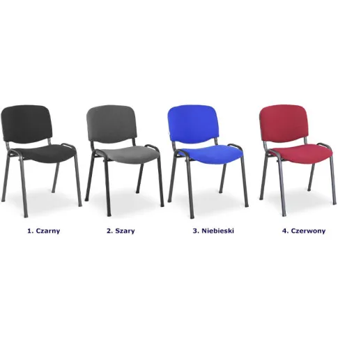 Szczegółowe zdjęcie nr 5 produktu Szare metalowe krzesło konferencyjne - Hoster 3X