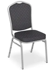 Czarne sztaplowane krzesło bankietowe - Riogix 3X w sklepie Edinos.pl