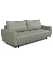 Zielona rozkładana sofa na nóżkach - Hazen w sklepie Edinos.pl