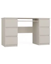 Duże biurko komputerowe kaszmir - Liner 2X w sklepie Edinos.pl