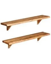 Zestaw drewnianych półek do piwnicy - Clive 3X w sklepie Edinos.pl