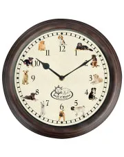 Zegar z dźwiękami psów 30cm - Trosso w sklepie Edinos.pl
