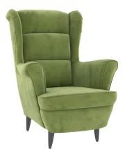 Jasnozielony fotel wypoczynkowy do salonu - Donello w sklepie Edinos.pl