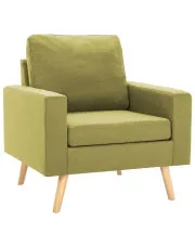 Zielony fotel wypoczynkowy do salonu - Meriozi w sklepie Edinos.pl