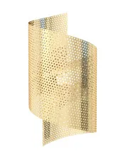 Złoty ażurowy kinkiet metalowy - D144-Evitos w sklepie Edinos.pl