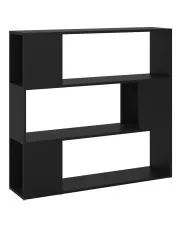 Czarny minimalistyczny regał otwarty - Hoftix w sklepie Edinos.pl