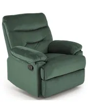Zielony fotel wypoczynkowy z funkcją rozkładania - Hagen w sklepie Edinos.pl