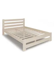 Drewniane łóżko z sosny skandynawskiej 120x200 - Drohet 3X w sklepie Edinos.pl