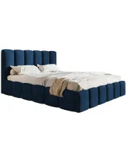 Tapicerowane łóżko z pikowanym zagłówkiem 140x200 Zofea 3X - 36 kolorów w sklepie Edinos.pl