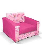 Różowy rozkładany fotel amerykanka girlie - Zolico 9X w sklepie Edinos.pl
