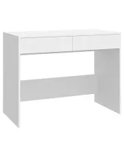 Białe biurko z szufladami - Sartene w sklepie Edinos.pl