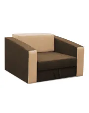 Brązowy fotel rozkładany z funkcją spania - Zolico 20X w sklepie Edinos.pl