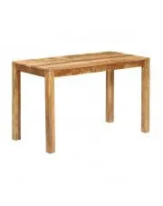 Stół z drewna mango Renis 2X – brązowy  w sklepie Edinos.pl