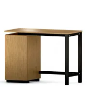 Drewniane biurko z kontenerkiem Fibi X2 w sklepie Edinos.pl
