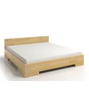 Drewniane łóżko z pojemnikiem Laurell 7S - 5 ROZMIARÓW w sklepie Edinos.pl